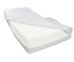 Dibapur R45H7 - Materasso in schiuma fredda estremamente resistente, fino a circa 200 kg, doppio rivestimento, altezza totale ca. 25 cm (140 x 200 cm)