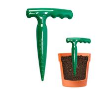 Dibber Da Giardino | Attrezzo Per Piantumazione A Manico Lungo | Piantatore Per Fori Da Giardino E Piante - Per Cetrioli Pomodori Piantagione Rinvaso Aiuola Serra Fattoria Cortile Giardiniere Donne