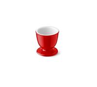 Dibbern Solid Color 2019000018 - Portauovo in porcellana fine Bone China, colore: Rosso segnaletico con un diametro di circa 5 cm