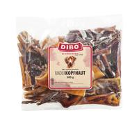 DIBO Cuoio capelluto bovino, sacchetto da 500 g, snack naturale o dolcetti per cani, articoli da masticare di qualità senza prodotti chimici