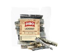 DIBO Pelle di salmone, sacchetto da 50 g, piccolo snack o dolcetti per il cibo per cani