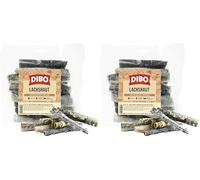DIBO Pelle di salmone, sacchetto da 50 g, piccolo snack o dolcetti per il cibo per cani (Confezione da 2)