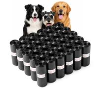 Diboniur 450 Pezzi Sacchetti Cane Cacca, 23 x 30 cm, Neri