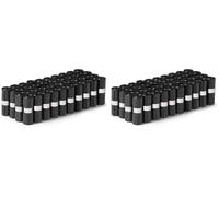 Diboniur 600 Pezzi Sacchetti Cane Cacca, Nero, Bustine Cane Cani Sacchetti per Escrementi, Dog Poop Bags Accessori per Cani, 23 x 30 cm (40 Rotoli, 15 per Rotolo) (Confezione da 2)