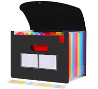 Diboniur Cartellina Portadocumenti A4, Raccoglitore Documenti 12 Scomparti, Cart