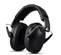 Diboniur Earmuffs Cuffie antirumore, Nero, 1 unità (Confezione da 1) Unisex