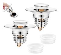 Diboniur Tappo Lavandino Bagno, 2 Pezzi Tappo bidet migliorato