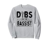 Dibs On The Bassista Basso Musicista Bassista Felpa