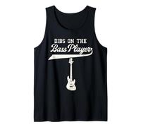 Dibs On The Bassista Chitarra Musicista Contrabbasso Canotta