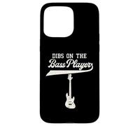 Dibs On The Bassista Chitarra Musicista Contrabbasso Custodia per iPhone 15 Pro Max