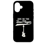 Dibs On The Bassista Chitarra Musicista Contrabbasso Custodia per iPhone 16