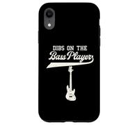 Dibs On The Bassista Chitarra Musicista Contrabbasso Custodia per iPhone XR