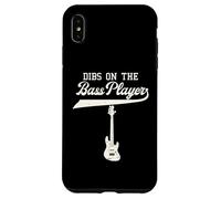 Dibs On The Bassista Chitarra Musicista Contrabbasso Custodia per iPhone XS Max