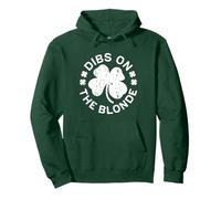 Dibs On The Blonde Camicia Uomo Donna St Patricks Day Felpa con Cappuccio