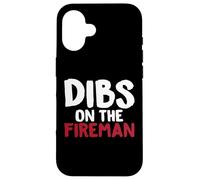 Dibs On The Fireman - Maglietta divertente per pompieri Custodia per iPhone 16