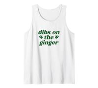 Dibs On The Ginger St Patrick's Day Irish Gingers Redhead Canotta