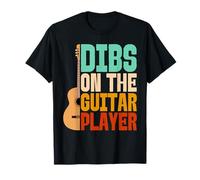 Dibs On The Guitar Player Divertente Musicista Maglietta