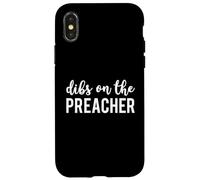 Dibs On The Preacher Funny Preacher's Wife Custodia per iPhone X/XS