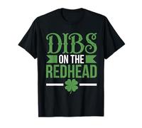 Dibs on The Redhead T-Shirt da Uomo Lucky St Patrick's Day Maglietta