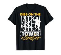 Dibs Sullo Scalatore Torre Trasmissione Arrampicata Verticale Maglietta