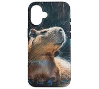 Dibujo Capibara Ilustración de roedor Custodia per iPhone 16
