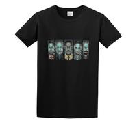 Dibujos De Breaking Bad Unisex 100% Cotton Short-Sleeve T-Shirts Black M