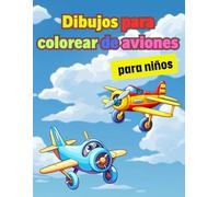 Dibujos para colorear de aviones para niños