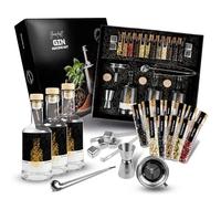 DIBYS Gin Fai da Te Kit - 12 Spezie per Gin Tonic - Set Degustazione per Buongustai - Kit Cocktail Regalo - Cocktail Kit di Infusione con 4 Ricette - Fai Da Te Set - Perfetto Come Regalo per Lui
