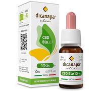 dicanapa Olio CBD 10% Biologico Certificato Made in Italy 10 ml 1000 mg - 100% Naturale Olio di Canapa - Hemp Oil Full Spectrum