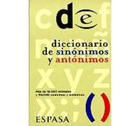 Diccionario De Sinonimos Y Antonimos