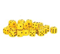 Dice - 30 Yellow D6 10mm by Warlord Games