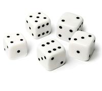 Dice, 5 PCs.