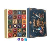Dice Advént Calendàr - 24-Piece Set | Polyhedral Dice, Fantasy Dragon