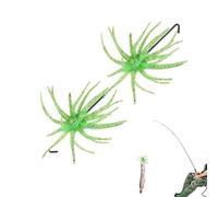 Dice Baits - 2 Pezzi di Riccio Marino Colorato Realistico Morbido ad Affondamento Lento - Esca Artificiale Riccio di Mare - Per Acque Dolci: Fiumi, Laghi, Torrenti, Stagni, Bacini E Lungo Le Sponde