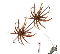 Dice Baits,Riccio Di Mare Colorato Morbido Affondamento Lento Realistico 2 Pezzi | Esche a Dado Pelose,per Acque Dolci e Salate Fiumi Laghi Torrenti Invasi Lungo le Sponde