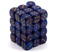 Dice Block with 36 d6 Lustrous Purple w/gold