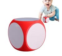 Dice di cancellazione a secco in schiuma - cubi di oversize scrivibili per bambini, blocchi di gioco 10x10x10 cm vuoti | Strumenti di classe riutilizzabili, da dadi della lettera numero di lavagna, gi