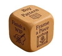 Dice Dice - Set di in legno a 6 lati, strumenti da ricamo per quilter artigianali, decisionali per l'officina di case in rtisti per principianti, artisti e donne