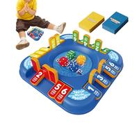 Dice Game, Party Toy, Fun Educational Activity Set, Interactive Board Kit, 7.24x7.24 Inches Compact Multiplayer Table, Family Entertainment for Kids Adults Friends Birthday Picnic Classroom Holiday