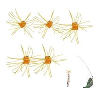 Dice Lure - con tentacoli multipli 5 pezzi morbidi che affondano lentamente realistici - soffice arte dei , per i pescatori principianti, acqua salata acqua lago contenitore di ruscelli