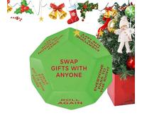 Dice Per Feste Di Scambio Di Regali - Group Party Swap Game Dice Christmas, Feste Per Le Vacanze | 7.6x7,6 Cm Festival Fun Family Group Activity For Teen Kids Lovers Che Raccoglie La Dei Colle