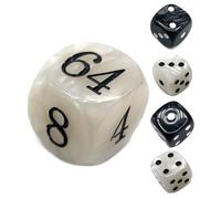 Dice Set, Night Game, Acrylic Build Bright Colors Lightweight with Storage Bag, Dice Combo for Friend Gatherings, Parties, Traveling, Camping, 0,87 x 0,87 x 0,87 pollici