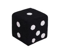 Dice - Sgabello quadrato morbido, imbottito lavabile | Comoda sedia per cambio scarpe, sgabello basso, per soggiorno, ingresso, mobili per camera da letto, pouf