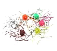 Dice Shaped Soft Fishing Bait, Fuzzy Dice Fishing Lure, Portable Soft Slow Sinking Flexible Bass Lures for Catfish and Perch Lures for Freshwater Bait (6pcs)