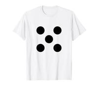 Dice Side Five, 5 Dots, Giochi da Tavolo, Gioco di Ruolo Maglietta