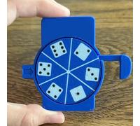 Dice Spinner - 3D Printed Portable Dice Spinner, Toy | Fidget For Adults | Pocket Game | For Stress Relief Gadget Board Game Accessories Tabletop RPG Focus Sensory Gift Set