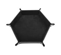 Dice Tray - PU 24.5cm, PU Holder, Foldable Design | Portable Mat Protection, Board Game, Game Storage For RPG, Family, Friends, Birthday, Christmas, Tabletop Dice Play