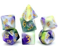 Dice4friends DIC17595 - Set di dadi Siberian Iris (7)