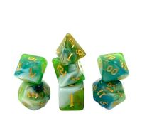 Dice4friends DIC17596 - Set dadi Spring Breeze (7)