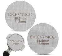 Diceaynico 2 Puck Screen Espresso, Filtro Metallico, 58,5 mm